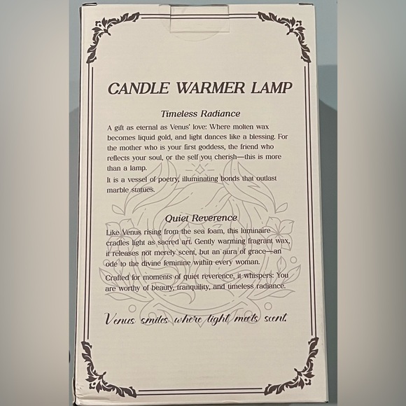 NWOT Candle Warmer Lamp in original box - Picture 3 of 5